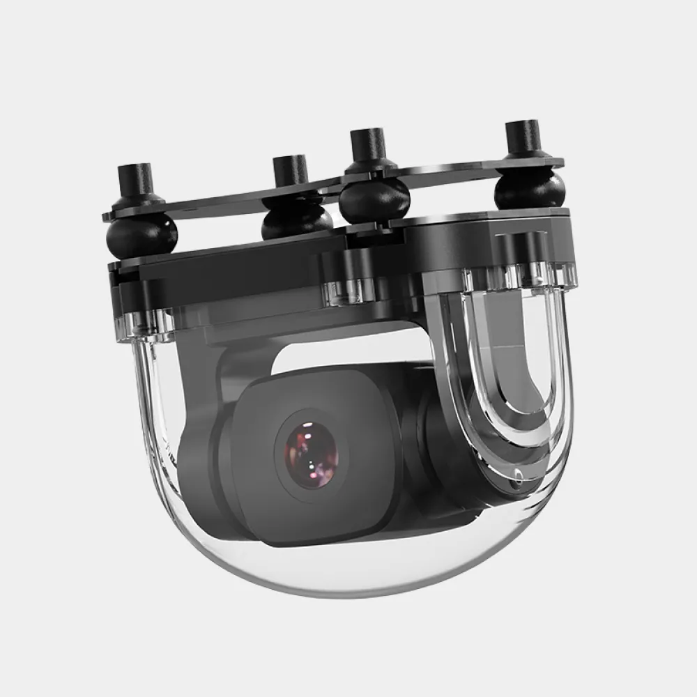 Angled view of SIYI A2 mini ultra-wide angle camera