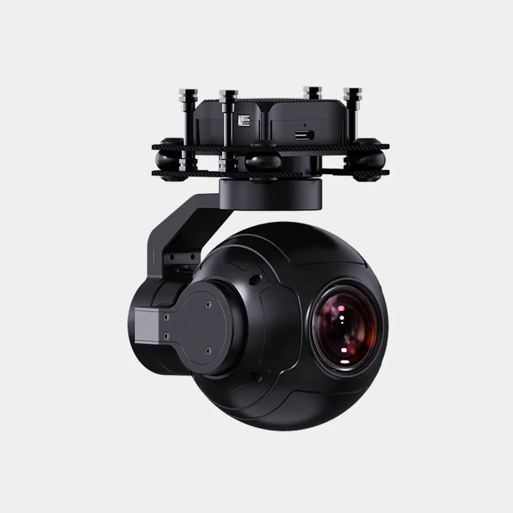Angled view of SIYI ZR10 hybrid zoom camera