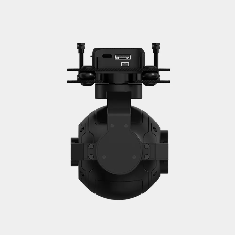 Rear view of SIYI ZR10 gimbal camera